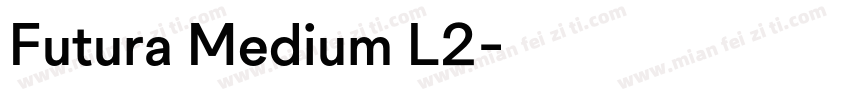 Futura Medium L2字体转换